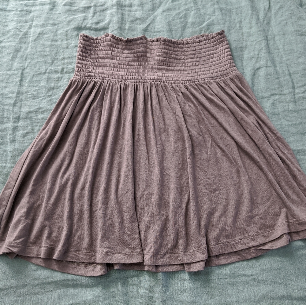 Comfortable Grey Stretchy Skirt
